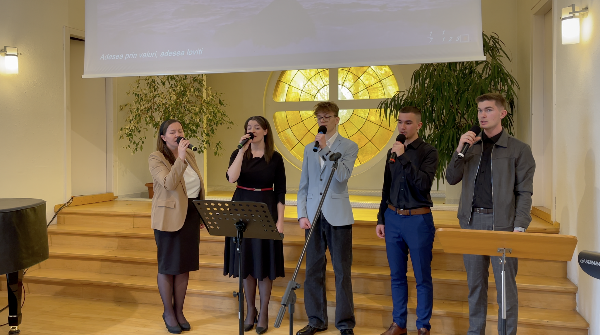 Musikbeiträge der jungen Leute der Gemeinde